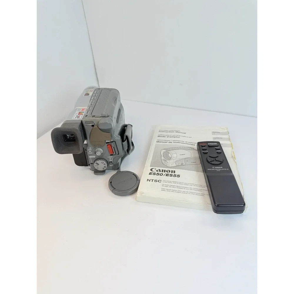 Canon ES50 ES50A 8mm Video8 Camcorder VCR Player Camera No Charger